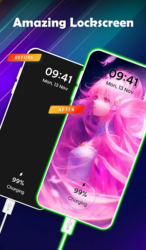 3D Charging Battery Animation Screenshot 2