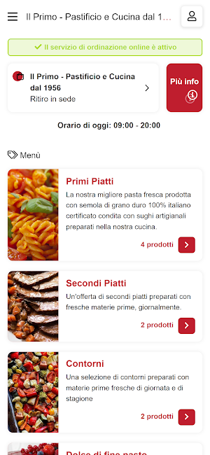 Il Primo - Pastificio e Cucina Screenshot 1
