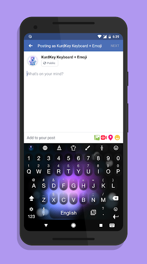 KurdKey Anim Dots theme Screenshot 0