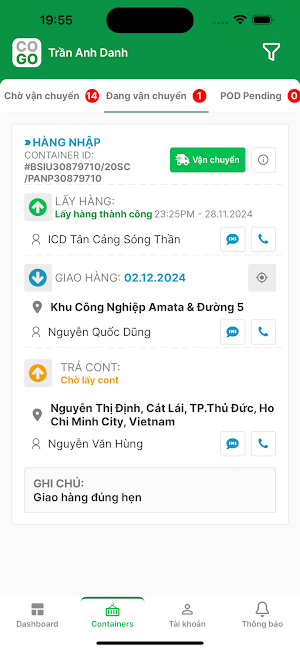 ContainerGo Screenshot 1