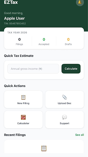 EZTax Screenshot 0