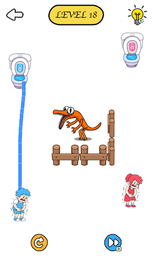 Toilet Race: Funny Draw Puzzle Screenshot 0