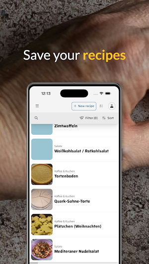Cookbook Manage recipes Screenshot 0