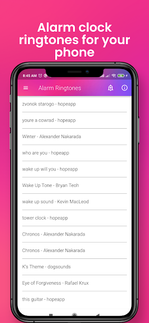 Alarm Clock Ringtones Screenshot 0