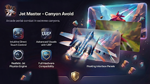 Jet Master - Canyon Avoid Screenshot 2