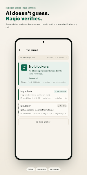 Naqio: Halal Food Scanner Screenshot 2
