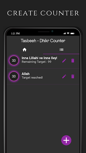 Tasbeeh - Dhikr Counter Screenshot 3