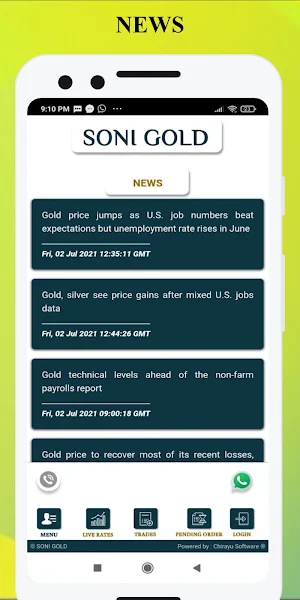 Soni Gold Screenshot 3