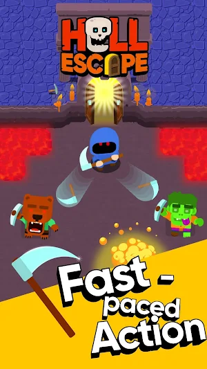 Hell escape - fast action infernal battles Screenshot 0
