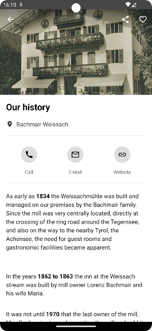 Spa & Resort Bachmair Weissach Screenshot 2
