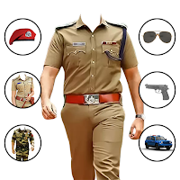 Mens Police Suits Photo Editor