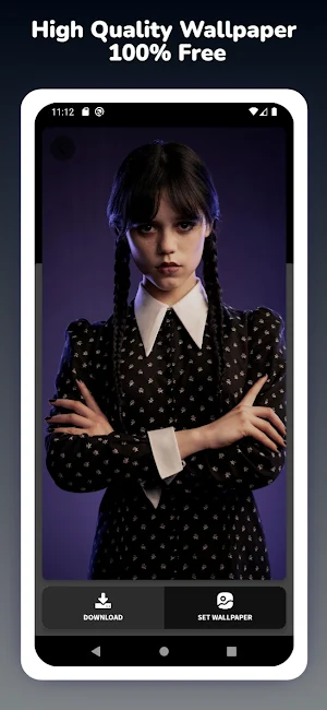 Wednesday Addams Wallpaper Screenshot 1