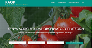Kenya AgriObservatory Platform (KAOP) Screenshot 0