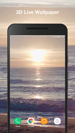 Sunset Ocean Live Wallpaper Screenshot 0