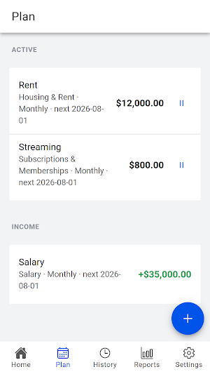 Kesh: Budget & Expenses Screenshot 2