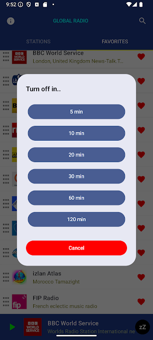 GLOBAL RADIO Screenshot 1