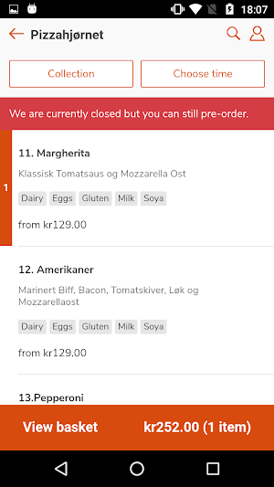 Pizzahjørnet Florø Screenshot 2