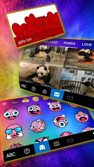 Color Explosion Keyboard Theme Screenshot 3
