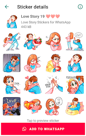 Love Story Stickers Screenshot 3