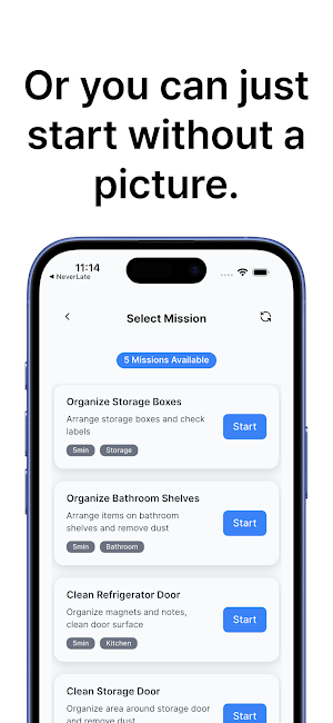 MicroClean - start small Screenshot 2