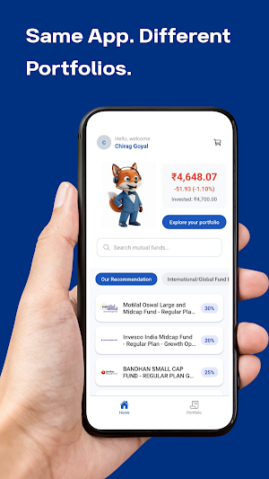 Finvisk: Mutual Funds Screenshot 1