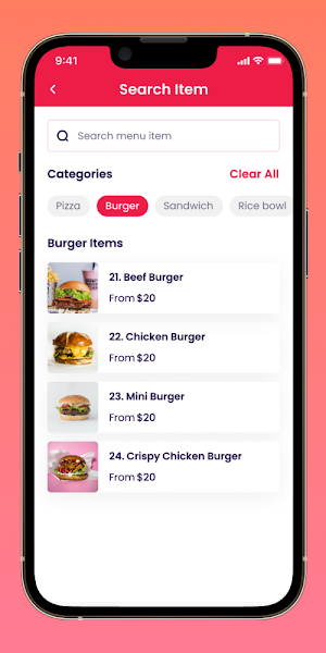 FoodBank Waiter App Screenshot 2