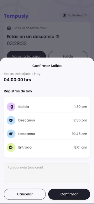Tempusly Screenshot 1