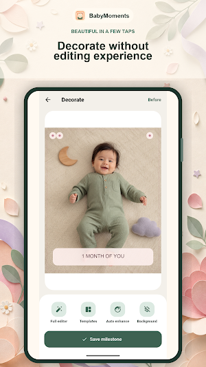BabyMoments: Milestone Editor Screenshot 2