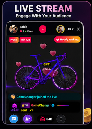VidLive: Live Streaming & PK Screenshot 1