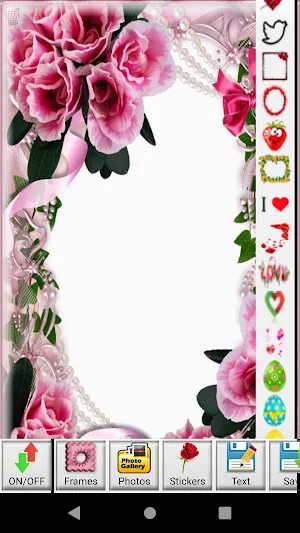 Lovely Flower Photo Frame Screenshot 1