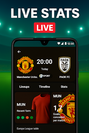 Soccer Scores: Live Sport tv Screenshot 2