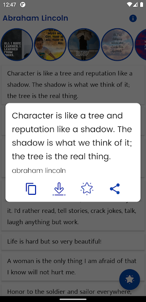 Abraham Lincoln Quotes Screenshot 0