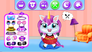 Baby Unicorn - Anime Pet Games Screenshot 0