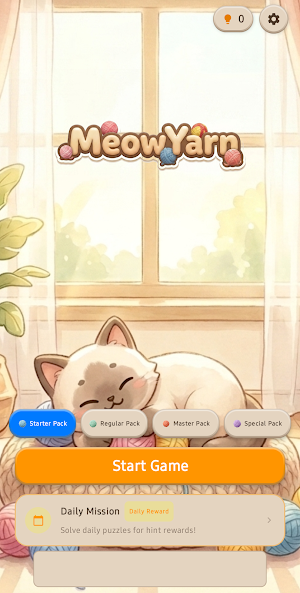 MeowYarn - Connect Line Puzzle Screenshot 0