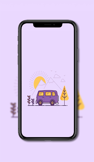 Purple Wallpaper Screenshot 2