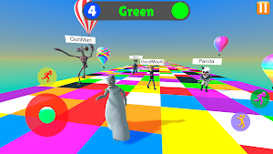 Obby Online Color Block Race Screenshot 1