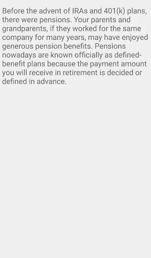 Social security and pensions Screenshot 3