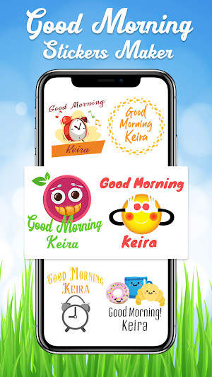 Good Morning Stickers Maker Screenshot 0