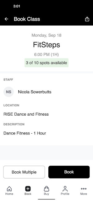 Rise Dance and Fitness Screenshot 2