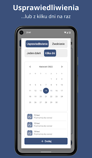 Usprawiedliwienia e-dzienniki Screenshot 3