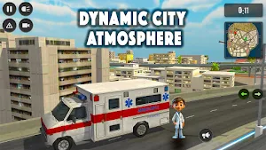 Ambulance Driver Simulator Pro Screenshot 3
