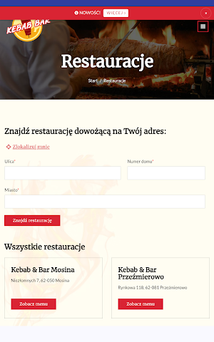 Kebab & Bar Mosina Screenshot 2