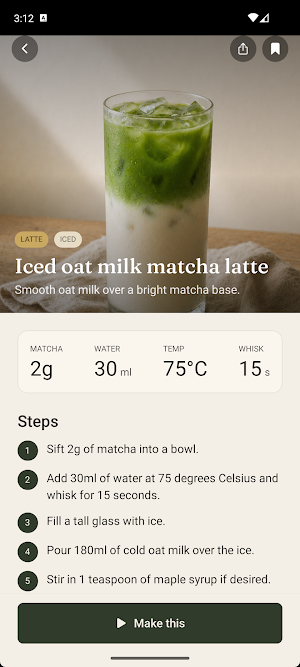 Matcha Almanac Screenshot 1