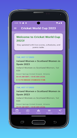 Cricket World Cup 2023 Screenshot 0