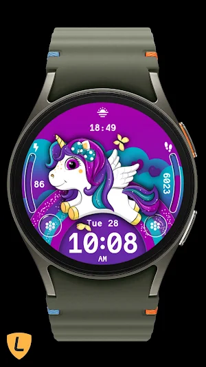 Unicorn Animated Watch 093 Screenshot 1
