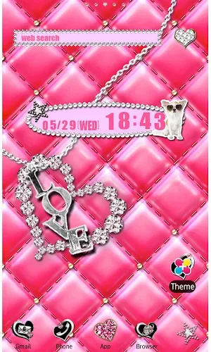 Cute Wallpaper Fabulous Pink Screenshot 0