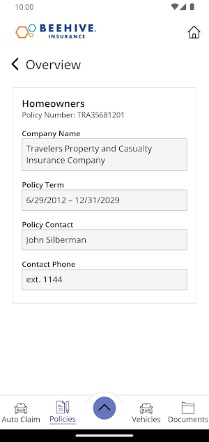 Beehive Insurance Screenshot 3