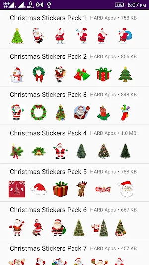 Christmas Stickers For Whatsapp WAStickerApps Screenshot 1