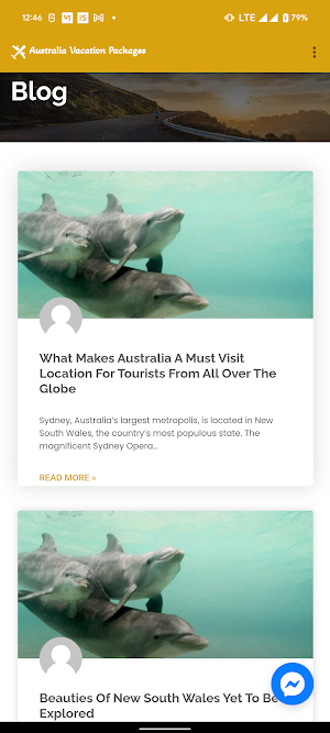 Australia Vacation Package Screenshot 2