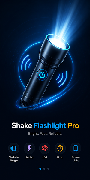 Shake Flashlight Pro [Ultra] Screenshot 0